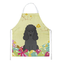 Load image into Gallery viewer, Easter Eggs Poodle Black Apron – Artist-Designed Kitchen, BBQ &amp; Craft Apron BB6071APRON