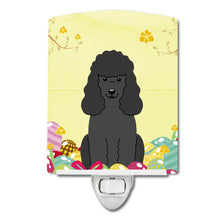 Load image into Gallery viewer, Easter Eggs Poodle Black Ceramic Night Light BB6071CNL