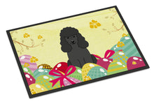 Load image into Gallery viewer, Easter Eggs Poodle Black Doormat - 24x36 Decorative Floor Mat – Indoor/Outdoor Rug with Artistic Flair BB6071JMAT