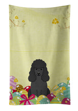 Load image into Gallery viewer, Easter Eggs Poodle Black Kitchen Towel – Artistic Dish Towel for Everyday Use BB6071KTWL