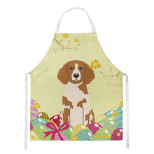 Load image into Gallery viewer, Easter Eggs Brittany Spaniel Apron – Artist-Designed Kitchen, BBQ &amp; Craft Apron BB6072APRON