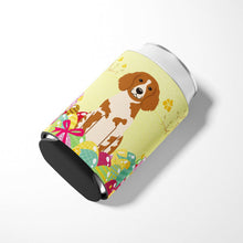 Load image into Gallery viewer, Easter Eggs Brittany Spaniel Can or Bottle Hugger BB6072CC