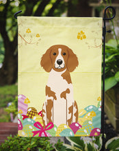 Load image into Gallery viewer, Easter Eggs Brittany Spaniel Garden Flag - Outdoor Decorative Yard Flag BB6072GF