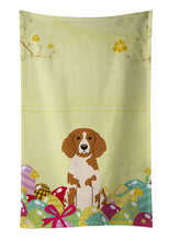 Load image into Gallery viewer, Easter Eggs Brittany Spaniel Kitchen Towel – Artistic Dish Towel for Everyday Use BB6072KTWL