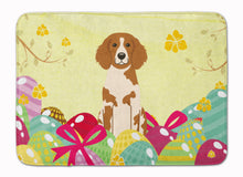 Load image into Gallery viewer, Easter Eggs Brittany Spaniel Machine Washable Memory Foam Mat BB6072RUG