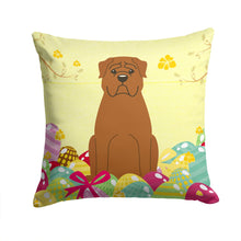 Load image into Gallery viewer, Easter Eggs Dogue de Bourdeaux Throw Pillow - 14x14 Decorative Pillow – Art for Your Home &amp; Patio BB6073PW1414