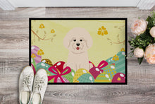 Load image into Gallery viewer, Easter Eggs Bichon Frise Doormat - 18x27 Decorative Floor Mat – Indoor/Outdoor Rug with Artistic Flair BB6075MAT
