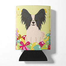 Load image into Gallery viewer, Easter Eggs Papillon Black White Can or Bottle Hugger BB6076CC