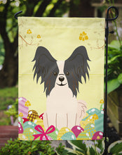 Load image into Gallery viewer, Easter Eggs Papillon Black White Garden Flag - Outdoor Decorative Yard Flag BB6076GF