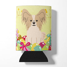 Load image into Gallery viewer, Easter Eggs Papillon Sable White Can or Bottle Hugger BB6077CC