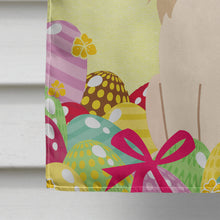 Load image into Gallery viewer, Easter Eggs Papillon Sable White Flag Canvas House Size BB6077CHF