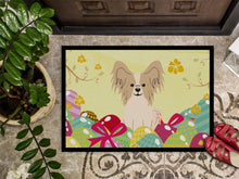 Load image into Gallery viewer, Easter Eggs Papillon Sable White Doormat - 24x36 Decorative Floor Mat – Indoor/Outdoor Rug with Artistic Flair BB6077JMAT