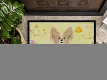 Load image into Gallery viewer, Easter Eggs Papillon Sable White Doormat - 18x27 Decorative Floor Mat – Indoor/Outdoor Rug with Artistic Flair BB6077MAT