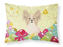 Load image into Gallery viewer, Easter Eggs Papillon Sable White Fabric Standard Pillowcase – Artistic Decorative Front, White Back BB6077PILLOWCASE
