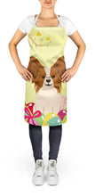 Load image into Gallery viewer, Easter Eggs Papillon Red White Apron – Artist-Designed Kitchen, BBQ &amp; Craft Apron BB6078APRON