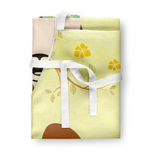 Load image into Gallery viewer, Easter Eggs Papillon Red White Apron – Artist-Designed Kitchen, BBQ &amp; Craft Apron BB6078APRON