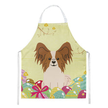 Load image into Gallery viewer, Easter Eggs Papillon Red White Apron – Artist-Designed Kitchen, BBQ &amp; Craft Apron BB6078APRON