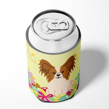 Load image into Gallery viewer, Easter Eggs Papillon Red White Can or Bottle Hugger BB6078CC