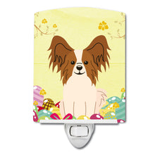 Load image into Gallery viewer, Easter Eggs Papillon Red White Ceramic Night Light BB6078CNL