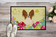 Load image into Gallery viewer, Easter Eggs Papillon Red White Doormat - 24x36 Decorative Floor Mat – Indoor/Outdoor Rug with Artistic Flair BB6078JMAT