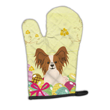 Load image into Gallery viewer, Easter Eggs Papillon Red White Oven Mitt BB6078OVMT
