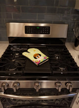 Load image into Gallery viewer, Easter Eggs Petit Basset Griffon Veenden Oven Mitt BB6079OVMT