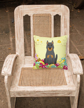 Load image into Gallery viewer, Easter Eggs Beauce Shepherd Dog Fabric Decorative Pillow BB6080PW1818