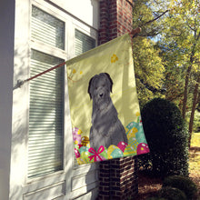 Load image into Gallery viewer, Easter Eggs Briard Black Flag Canvas House Size BB6081CHF