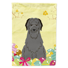 Load image into Gallery viewer, Easter Eggs Briard Black Flag Canvas House Size BB6081CHF
