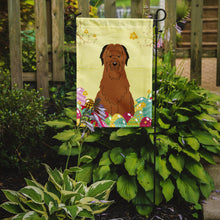 Load image into Gallery viewer, Easter Eggs Briard Brown Garden Flag - Outdoor Decorative Yard Flag BB6082GF