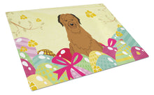 Load image into Gallery viewer, Easter Eggs Briard Brown Glass Cutting Boards – Durable, Decorative Kitchen Art Large BB6082LCB