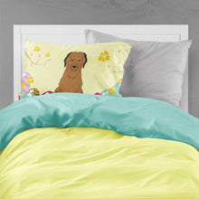 Load image into Gallery viewer, Easter Eggs Briard Brown Fabric Standard Pillowcase – Artistic Decorative Front, White Back BB6082PILLOWCASE