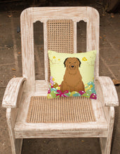Load image into Gallery viewer, Easter Eggs Briard Brown Fabric Decorative Pillow BB6082PW1818