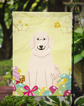 Load image into Gallery viewer, Easter Eggs Great Pyrenese Garden Flag - Outdoor Decorative Yard Flag BB6083GF