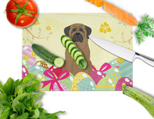 Load image into Gallery viewer, Easter Eggs Bullmastiff Glass Cutting Boards – Durable, Decorative Kitchen Art Large BB6084LCB