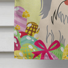 Load image into Gallery viewer, Easter Eggs Shih Tzu Silver White Flag Canvas House Size BB6085CHF