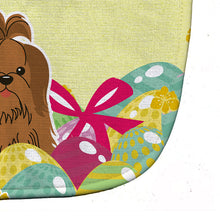 Load image into Gallery viewer, Easter Eggs Shih Tzu Silver Chocolate Baby Bib BB6086BIB