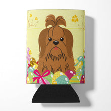 Load image into Gallery viewer, Easter Eggs Shih Tzu Silver Chocolate Can or Bottle Hugger BB6086CC