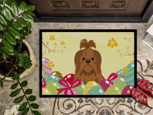 Load image into Gallery viewer, Easter Eggs Shih Tzu Silver Chocolate Doormat - 18x27 Decorative Floor Mat – Indoor/Outdoor Rug with Artistic Flair BB6086MAT