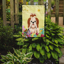 Load image into Gallery viewer, Easter Eggs Shih Tzu Red White Garden Flag - Outdoor Decorative Yard Flag BB6087GF