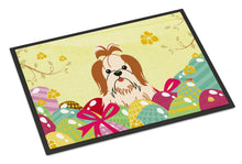Load image into Gallery viewer, Easter Eggs Shih Tzu Red White Doormat - 18x27 Decorative Floor Mat – Indoor/Outdoor Rug with Artistic Flair BB6087MAT