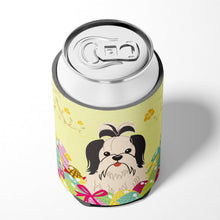 Load image into Gallery viewer, Easter Eggs Shih Tzu Black White Can or Bottle Hugger BB6088CC