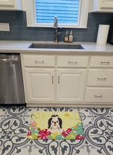 Load image into Gallery viewer, Easter Eggs Shih Tzu Black White Machine Washable Memory Foam Mat BB6088RUG