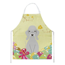 Load image into Gallery viewer, Easter Eggs Bedlington Terrier Blue Apron – Artist-Designed Kitchen, BBQ &amp; Craft Apron BB6090APRON