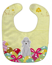 Load image into Gallery viewer, Easter Eggs Bedlington Terrier Blue Baby Bib BB6090BIB
