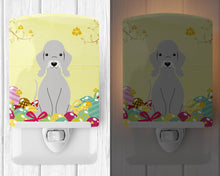 Load image into Gallery viewer, Easter Eggs Bedlington Terrier Blue Ceramic Night Light BB6090CNL