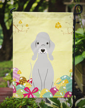 Load image into Gallery viewer, Easter Eggs Bedlington Terrier Blue Garden Flag - Outdoor Decorative Yard Flag BB6090GF