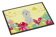 Load image into Gallery viewer, Easter Eggs Bedlington Terrier Blue Doormat - 18x27 Decorative Floor Mat – Indoor/Outdoor Rug with Artistic Flair BB6090MAT