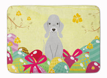 Load image into Gallery viewer, Easter Eggs Bedlington Terrier Blue Machine Washable Memory Foam Mat BB6090RUG