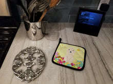 Load image into Gallery viewer, Easter Eggs Bedlington Terrier Sandy Pot Holders - Set of 2 - Heat-Resistant Kitchen Essentials BB6091PTHD